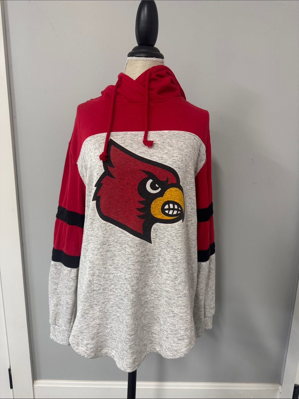 Louisville Cardinals Ladies Graphic Hoodie